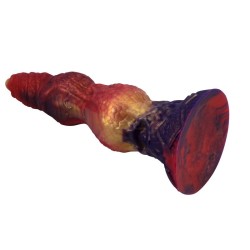POWER MONSTERS - SAVAGE BEASTLORD TRICOLOR FANTASY SILICONE DILDO 24 CM Ø 5 CM