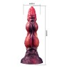 POWER MONSTERS - SAVAGE BEASTLORD TRICOLOR FANTASY SILICONE DILDO 24 CM Ø 5 CM
