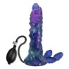 POWER MONSTERS - DUSKWALKER SENTINEL TRICOLOR INFLATABLE FANTASY SILICONE DILDO 23 CM Ø 5 CM