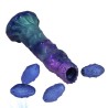 POWER MONSTERS - DUSKWALKER SENTINEL TRICOLOR INFLATABLE FANTASY SILICONE DILDO 23 CM Ø 5 CM
