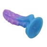 POWER MONSTERS - ATLANTEANS REALISTIC DILDO WITH SUCTION CUP 19 CM Ø 5 CM BLUE  PURPLE
