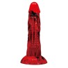 POWER MONSTERS - MINOTAUR FANTASY DILDO WITH SUCTION CUP 21 CM Ø 5 CM RED  BLACK