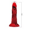 POWER MONSTERS - MINOTAUR FANTASY DILDO WITH SUCTION CUP 21 CM Ø 5 CM RED  BLACK