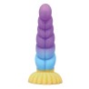 POWER MONSTERS - UNICORN TRICOLOR FANTASY SILICONE DILDO 22 CM Ø 5 CM