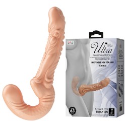 BAILE - EMMA TEXTURED DOUBLE PENETRATION STRAP-ON FLESH