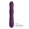 PRETTY LOVE - ZACH RECHARGEABLE THRUSTING RABBIT VIBRATOR 5+5 FUNCTIONS