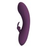PRETTY LOVE - LANDYN RECHARGEABLE RABBIT VIBRATOR 10 FUNCTIONS PURPLE