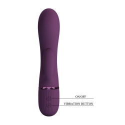 PRETTY LOVE - MARGIE RECHARGEABLE RABBIT VIBRATOR 10 FUNCTIONS PURPLE