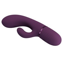 PRETTY LOVE - MARGIE RECHARGEABLE RABBIT VIBRATOR 10 FUNCTIONS PURPLE