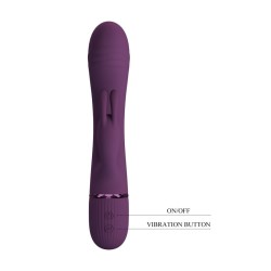 PRETTY LOVE - ROCCO RECHARGEABLE RABBIT VIBRATOR 10 FUNCTIONS PURPLE
