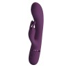 PRETTY LOVE - ROCCO RECHARGEABLE RABBIT VIBRATOR 10 FUNCTIONS PURPLE