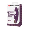 PRETTY LOVE - HARPER RECHARGEABLE RABBIT VIBRATOR 10 FUNCTIONS PURPLE