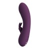 PRETTY LOVE - HARPER RECHARGEABLE RABBIT VIBRATOR 10 FUNCTIONS PURPLE