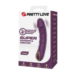 PRETTY LOVE - AMARA RECHARGEABLE VIBRATOR 10 FUNCTIONS PURPLE