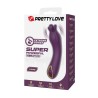 PRETTY LOVE - LUNAO RECHARGEABLE VIBRATOR 10 FUNCTIONS PURPLE