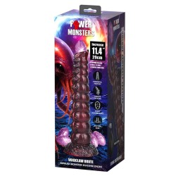 POWER MONSTERS - VOIDCLAW BRUTE BICOLOR INFLATABLE FANTASY SILICONE DILDO 29 CM Ø 5.7 CM