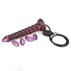 POWER MONSTERS - VOIDCLAW BRUTE BICOLOR INFLATABLE FANTASY SILICONE DILDO 29 CM Ø 5.7 CM
