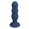 MR PLAY - ANAL PLUG WITH METAL BALLS AND SUCTION CUP BLUE