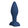 MR PLAY - TAPERED SILICONE ANAL PLUG BLUE M