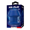 MR PLAY - JACK BLUE SILICONE HOLLOW ANAL PLUG SIZE M