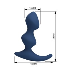 MR PLAY - ERGONOMIC BLUE ANAL PLUG