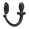 MR PLAY - WIRELESS REMOTE CONTROL ANAL AND PERINEUM VIBRATOR BLACK