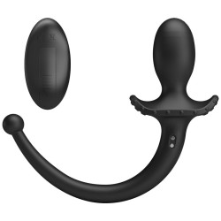 MR PLAY - WIRELESS REMOTE CONTROL ANAL AND PERINEUM VIBRATOR BLACK