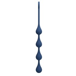 MR PLAY - BLUE SILICONE ANAL BEADS SIZE M 33 CM
