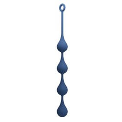 MR PLAY - BLUE SILICONE ANAL BEADS SIZE XL 52.5 CM
