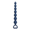 MR PLAY - BLUE SILICONE ANAL BEADS  ANAL PLUG 26.7 CM