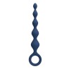 MR PLAY - BLUE SILICONE ANAL BEADS  ANAL PLUG 20.4 CM