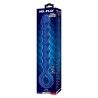 MR PLAY - BLUE SILICONE ANAL BEADS  ANAL PLUG -Ø- 3,4 CM - 28.5 CM