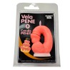 DIABLO PICANTE - VELA PENE EN FORMA DE NUMERO 0 COLOR ROSA