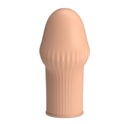 PRETTY LOVE - HUEL PENIS SLEEVE GET YOUR PENIS THICKER FLESH COLOR