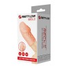 PRETTY LOVE - GEEK'S PENIS SLEEVE GET YOUR PENIS THICKER NATURAL COLOR