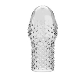 PRETTY LOVE - GEEK'S PENIS SLEEVE GET YOUR PENIS THICKER TRANSPARENT
