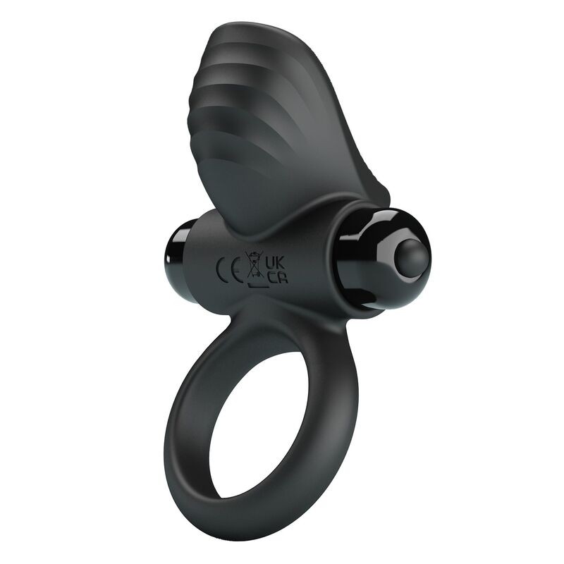 PRETTY LOVE - ADRIEN VIBRATING PENIS RING 10 FUNCTIONS BLACK