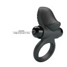 PRETTY LOVE - ADRIEN VIBRATING PENIS RING 10 FUNCTIONS BLACK
