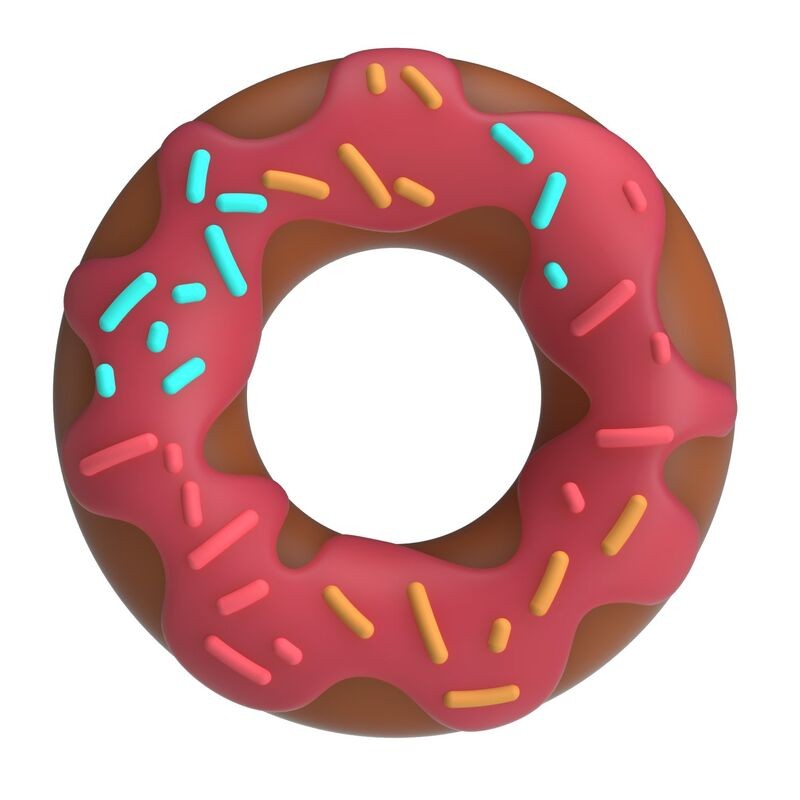 PRETTY LOVE - SUPER DONUT PENIS RING PINK