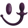 PRETTY LOVE - LIOEA VIBRATING ANAL PLUG WITH TAIL 12 FUNCTIONS PURPLE REMOTE CONTROL
