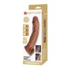 PRETTY LOVE - ADJUSTABLE PENIS EXTENSION SLEEVE 26 CM Ø 4 CM NATURAL