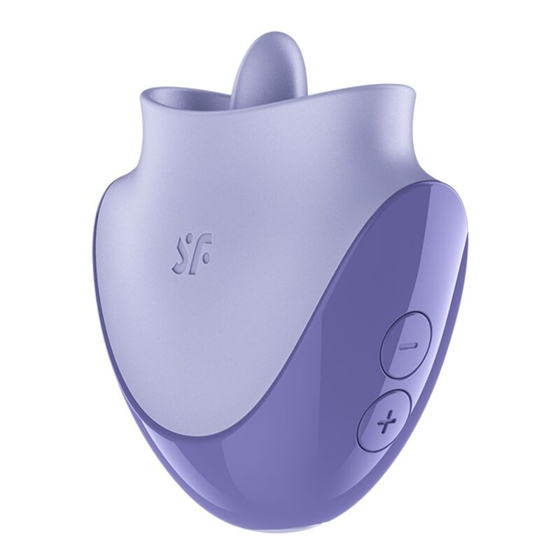 SATISFYER - TONGUE DANCER CLITORAL STIMULATOR WITH VIBRATION AND PULSATIONS LILAC