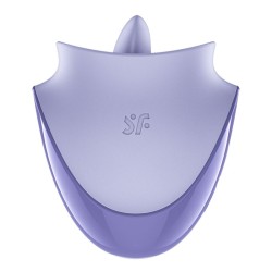 SATISFYER - TONGUE DANCER CLITORAL STIMULATOR WITH VIBRATION AND PULSATIONS LILAC