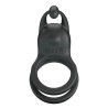 PRETTY LOVE - GOODWIN RECHARGEABLE DOUBLE VIBRATING COCK RING BLACK