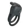PRETTY LOVE - SINI RECHARGEABLE VIBRATING COCK RING 10 FUNCTIONS BLACK