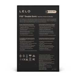 LELO - F2S DOUBLE SONIC MALE STROKER WITH DUAL SONIC STIMULATION RED