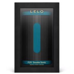 LELO - F2S DOUBLE SONIC MALE STROKER WITH DUAL SONIC STIMULATION TEAL