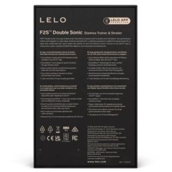 LELO - F2S DOUBLE SONIC MALE STROKER WITH DUAL SONIC STIMULATION TEAL