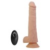 PRETTY LOVE - MILES THRUSTING  ROTATING VIBRATING DILDO REMOTE CONTROL 23.5 CM Ø 4.8 CM NATURAL