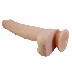 PRETTY LOVE - MILES THRUSTING  ROTATING VIBRATING DILDO REMOTE CONTROL 23.5 CM Ø 4.8 CM NATURAL
